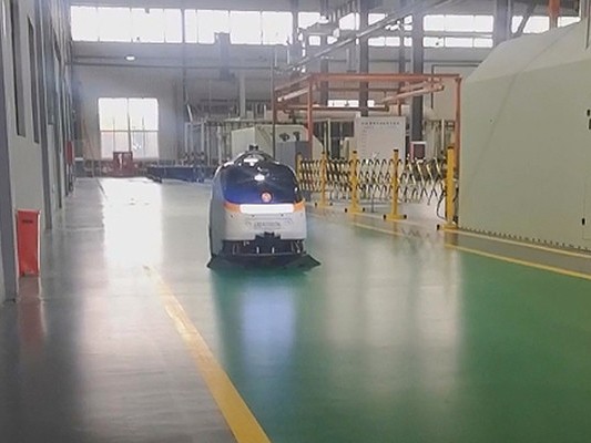 別家還在人海清掃，坦力大型掃地機器人已 “一騎絕塵”